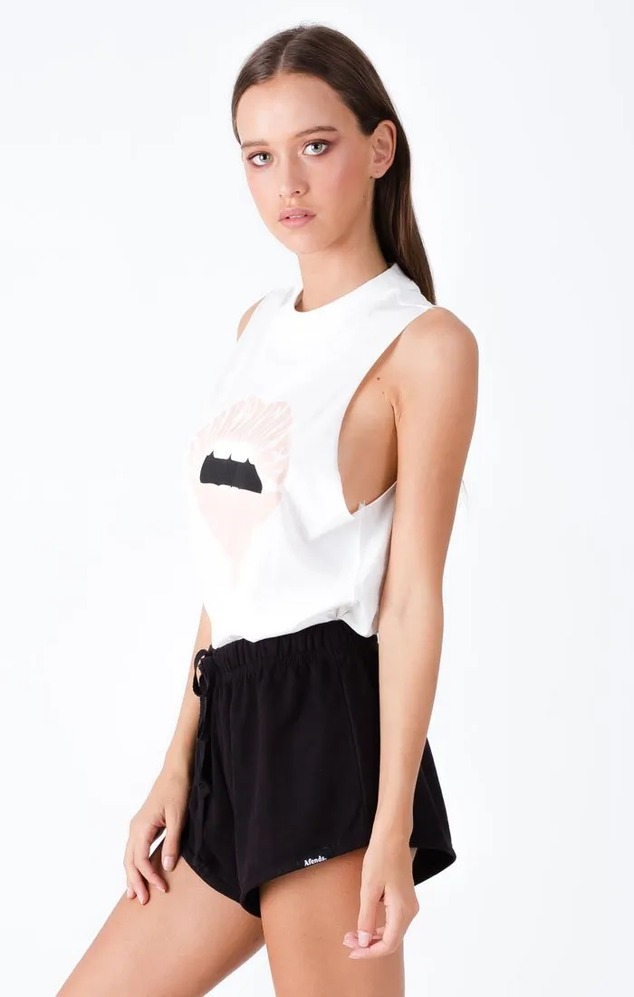 Afends Womens Rose Lips - Bandcut Tee