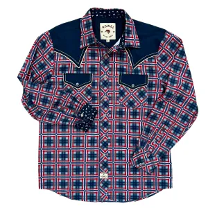 Backyard Plaid Long Sleeve Performance Western Shirt