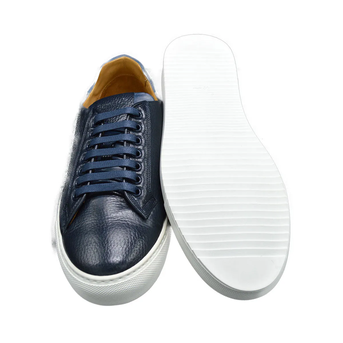 Berwick 1707 Trainer (D571) - Dark Blue Deerskin