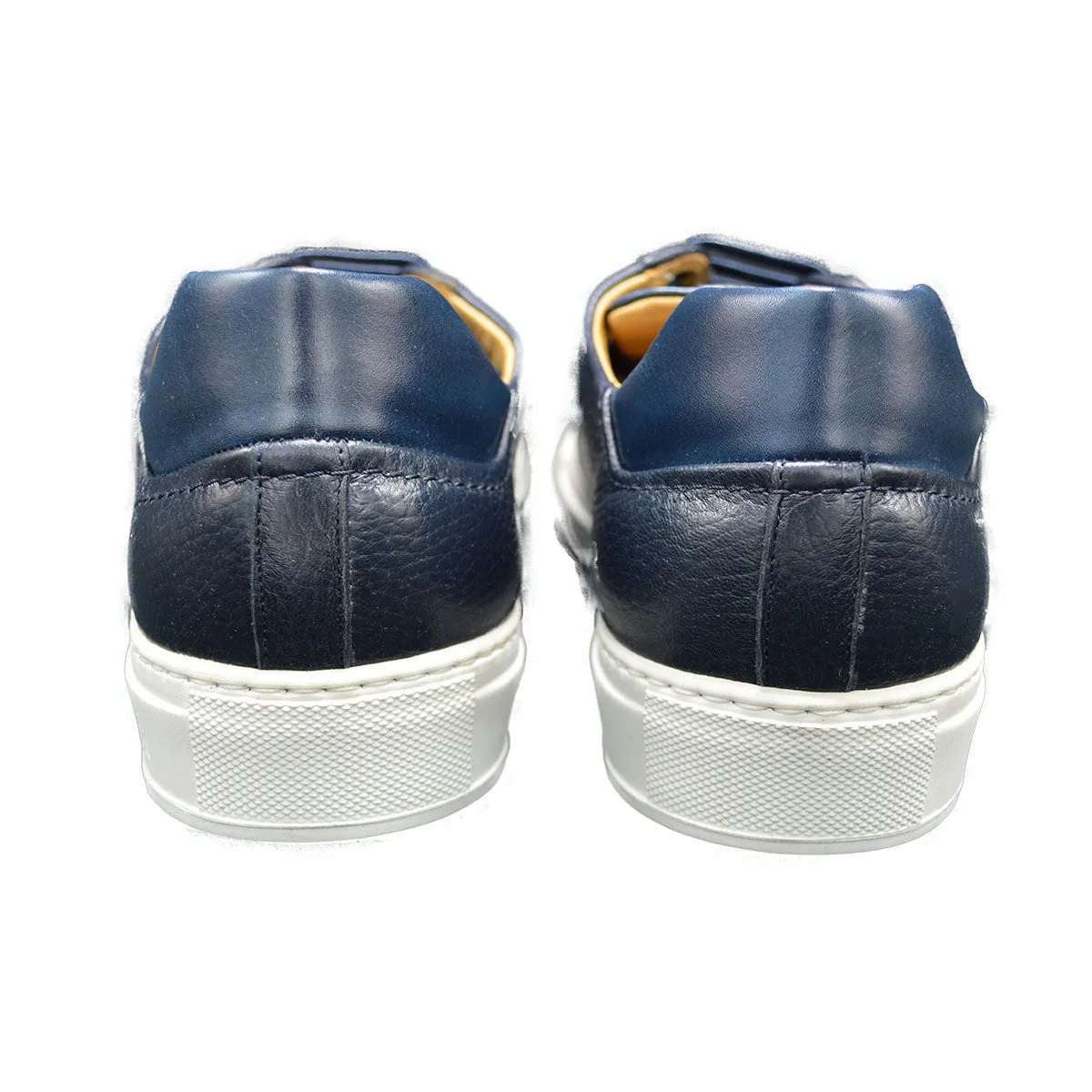 Berwick 1707 Trainer (D571) - Dark Blue Deerskin