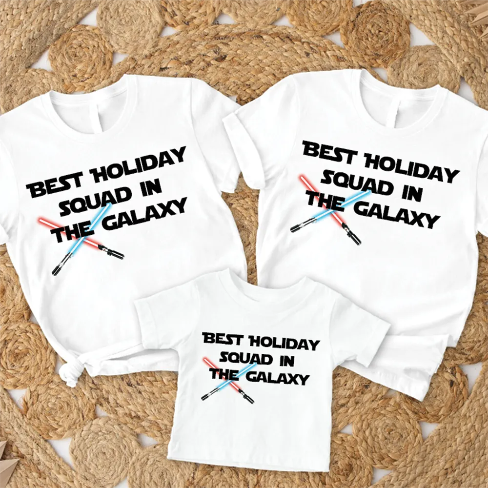 Best Holiday Squad In Galaxy Matching T-Shirts