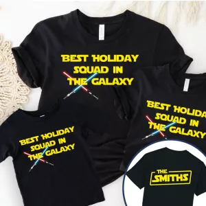 Best Holiday Squad In Galaxy Matching T-Shirts