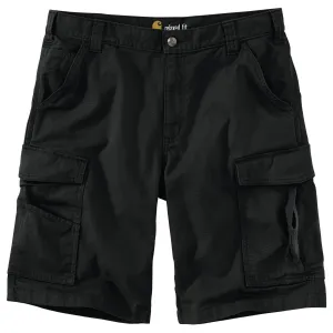 Carhartt Men's Rugged FlexÂ® Relaxed Fit Canvas Cargo Work Short_Black