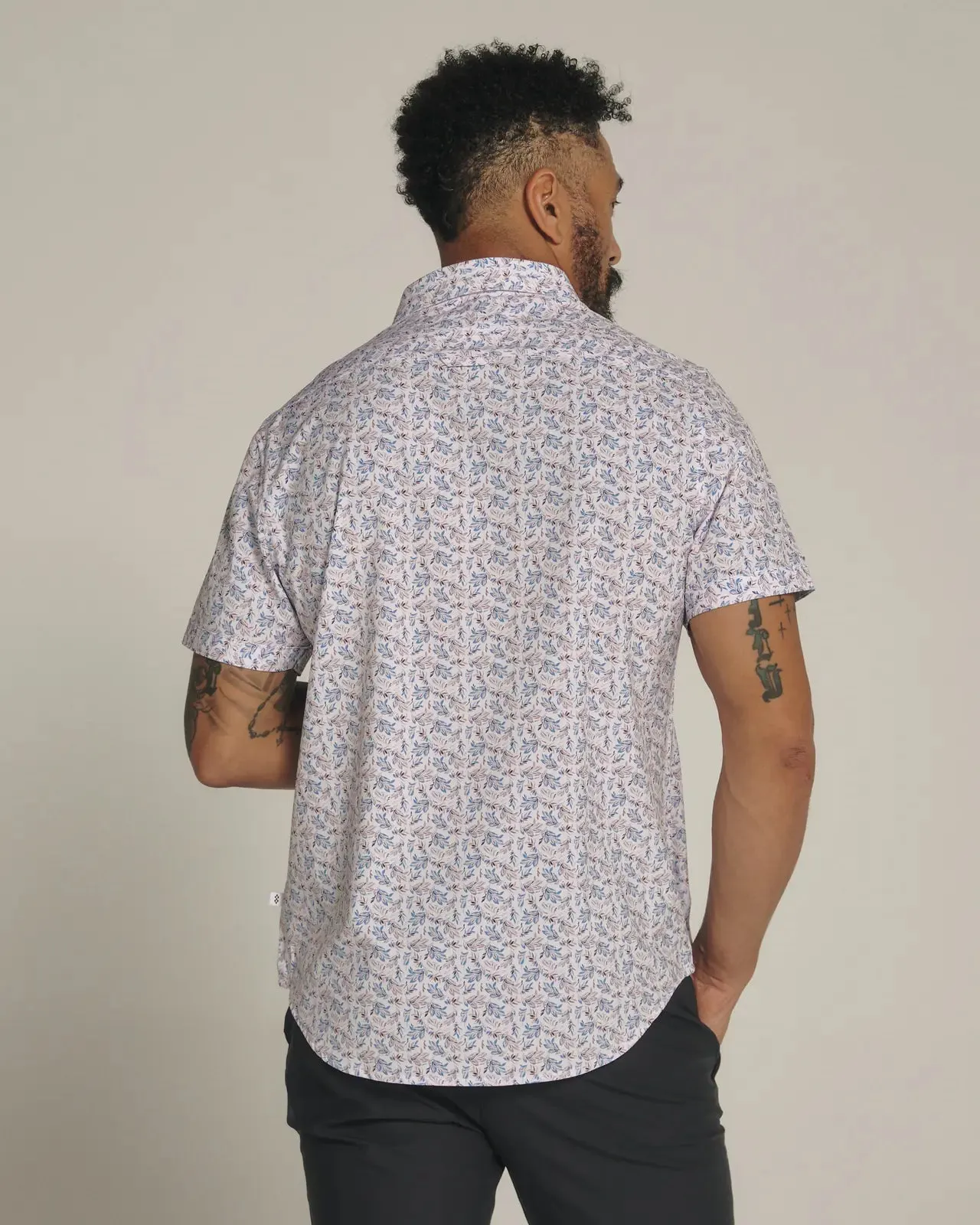 Eliseo Short Sleeve Shirt-White-7 Diamonds