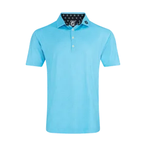 FootJoy Texture Print with Trim Pique Self Collar