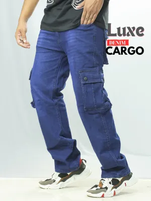 Luxe Denim Cargo Jogger for Men - ₹499