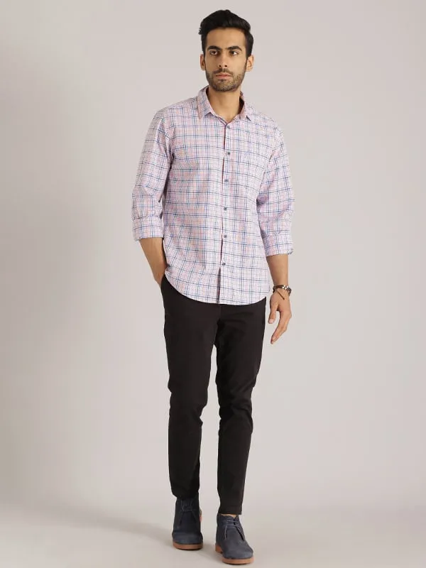 Men Checked Full Sleeve Cotton Shirt