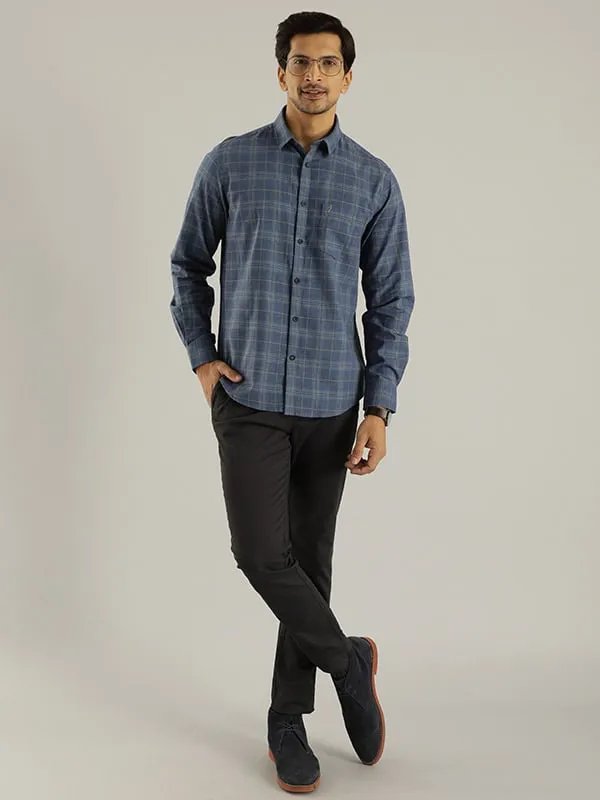 Men Checked Full Sleeve Cotton Shirt