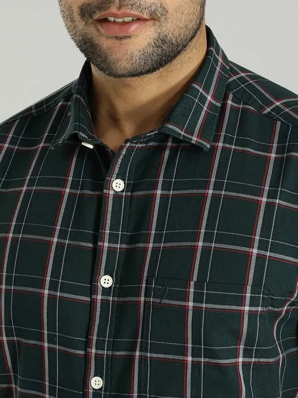 Men Checked Full Sleeve Cotton Shirt