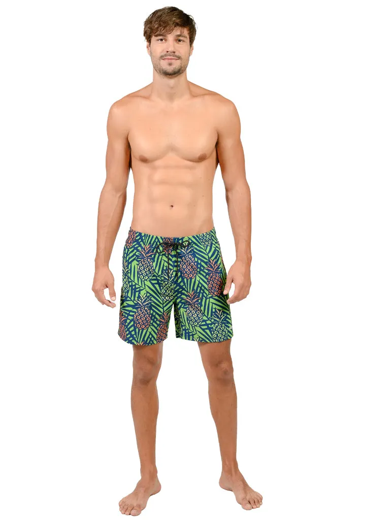 Men's 4-way stretch shorts with full boxer lining inside