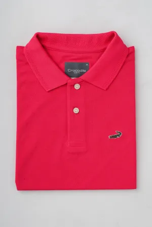 Pima Polo-Tango Red-Slim FIt