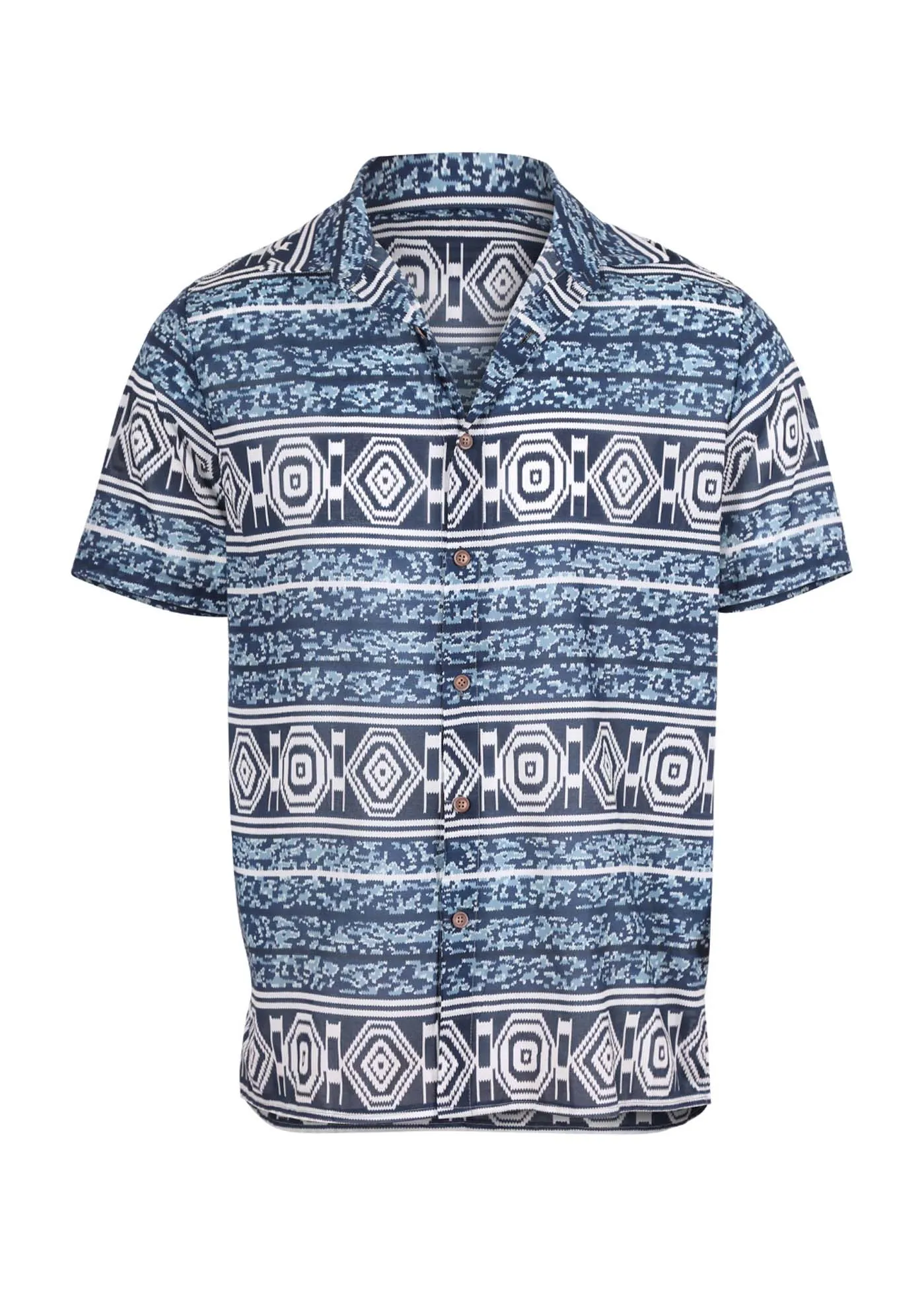 Radio Star Hawaiian Shirt Navy