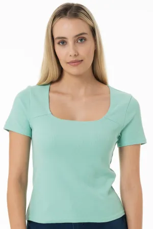 Ribbed Top _ 150053 _ Green