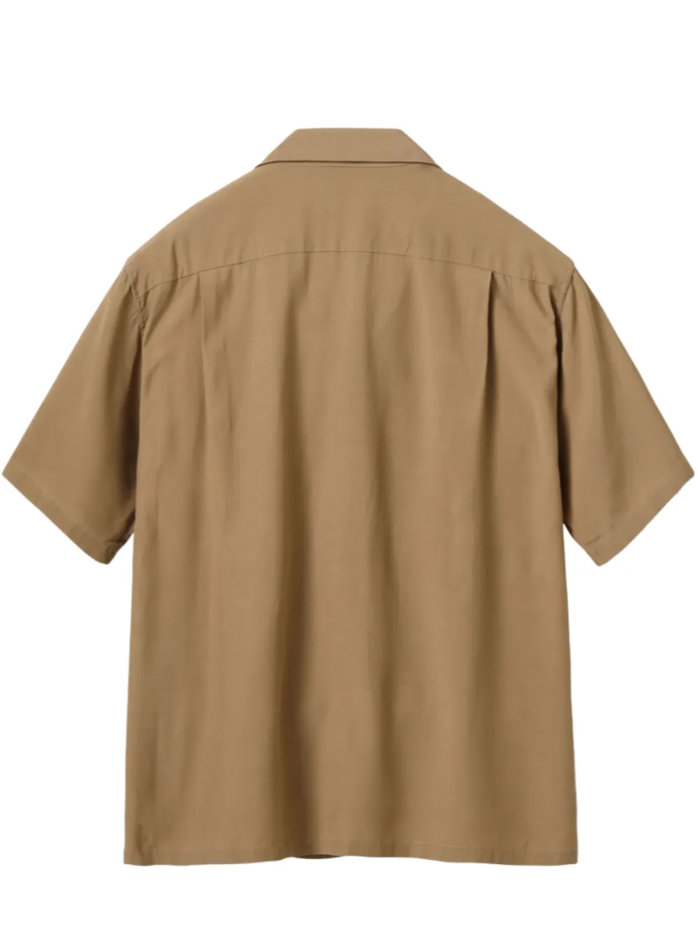 Style Eyes, Bowling Shirt, Plain Weave, Brown, SE39259