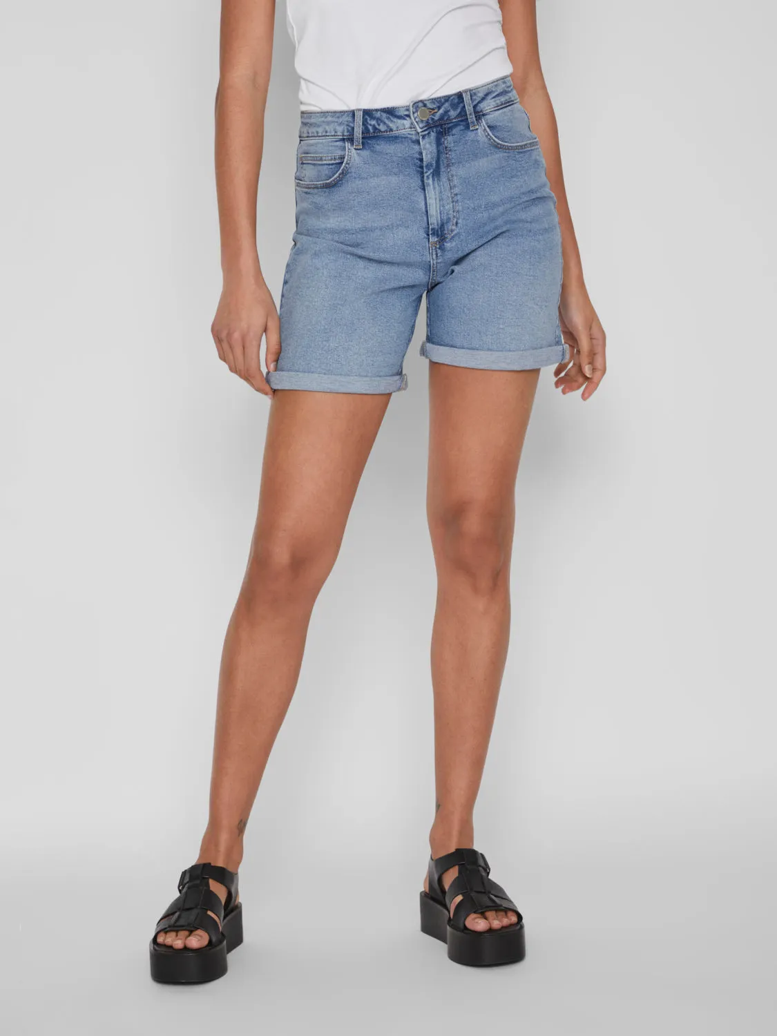 VIJO Shorts - Light Blue Denim